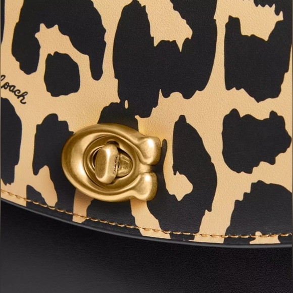 Coach Cassie Crossbody 19 With Leopard Print - Picture 6 of 15